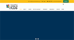 Desktop Screenshot of cancerfreekids.org